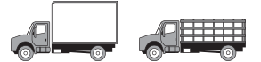 Flatbed and Van - Railgate Series: Bi-Fold Icon