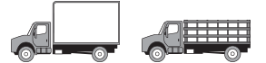 Flatbed and Van - Railgate Series: Standard Icon