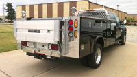 Galvanized G2-Series liftgate on a service body work truck
