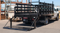 Tommy Gate G2-Series liftgate installed on a stake truck