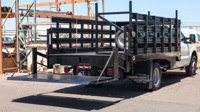 Tommy Gate G2-Series liftgate on a stake truck