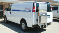 Cantilever Series liftgate on Chevy Express cargo van