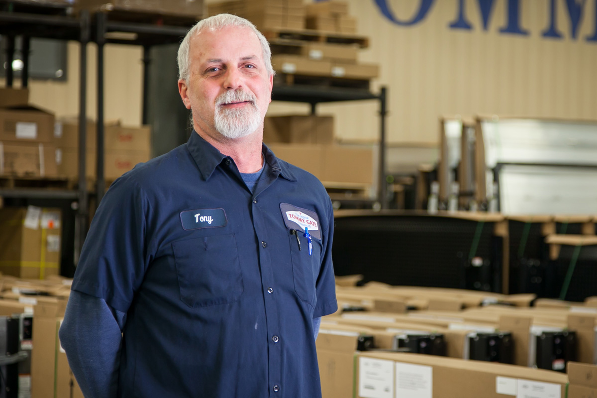 Tommy Gate Shipping Manager, Tony Ritterbush 